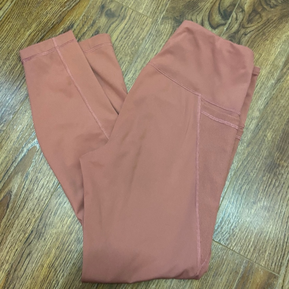 Burnt orange leggings